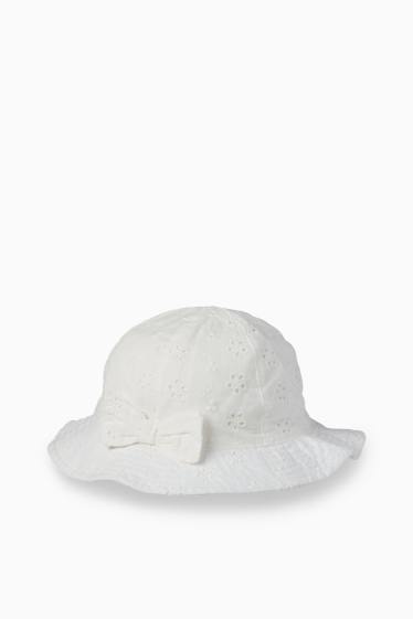 Baby Girls - Baby hat - white