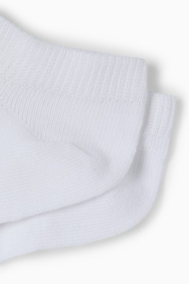 Pánské - Multipack 7 ks - ponožky do tenisek - bílá