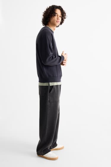 Bărbați - Pantaloni de trening - gri închis