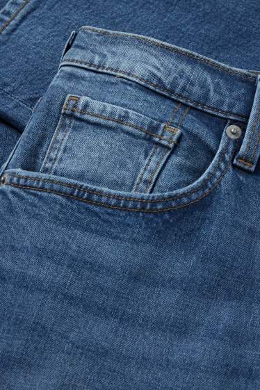 Home - Straight Jeans - texà blau