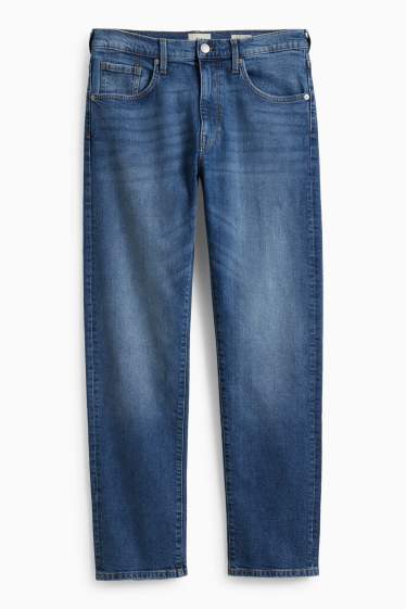 Home - Straight Jeans - texà blau
