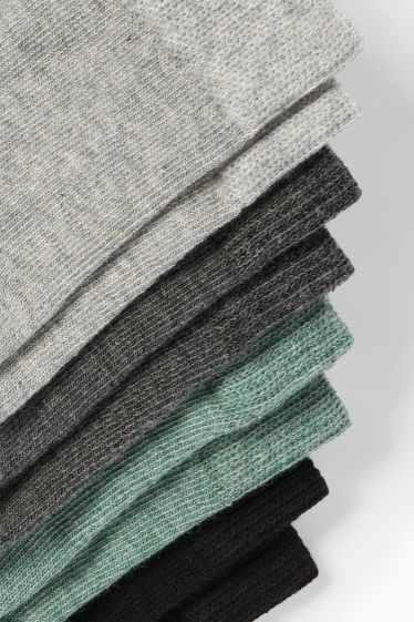 Bărbați - Multipack 7 perechi - șosete scurte - gri