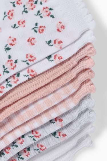 Damen - Multipack 5er - Socken - rosa