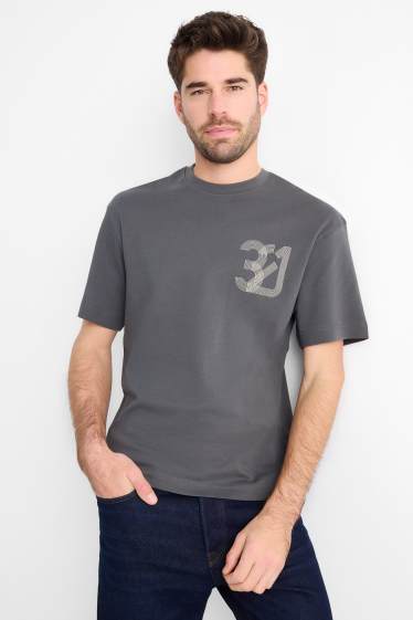 Herren - Funktions-Shirt - Relaxed Fit - dunkelgrau