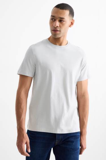 Hommes - T-shirt - regular fit - gris clair