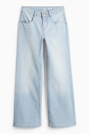 Copii - Fete - Jeans - denim-albastru deschis
