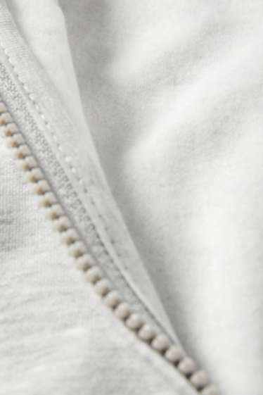 Kinderen: jongens - Sweatjack - lichtgrijs