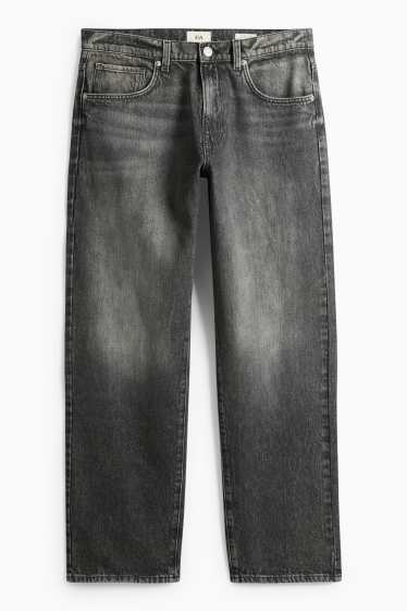 Hommes - Relaxed jean - jean gris