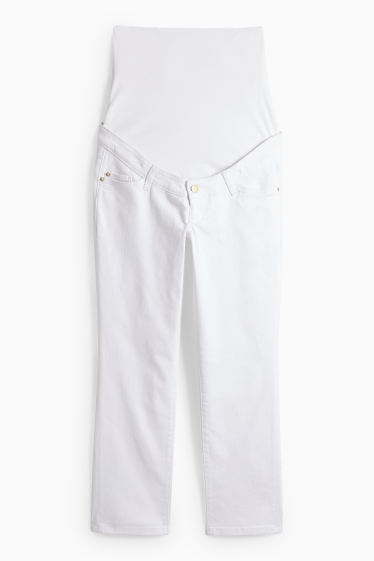 Femmes - Jean de grossesse - straight jean - blanc