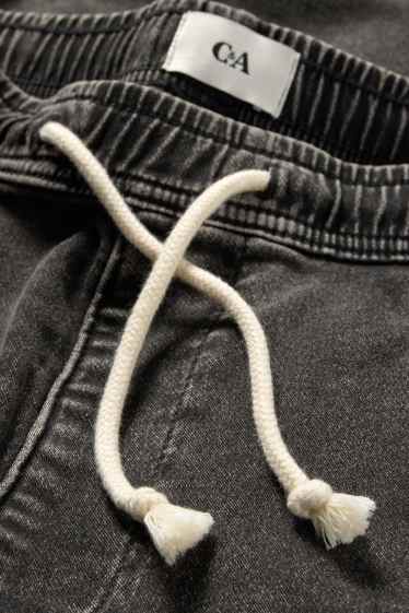 Hommes - Jean cargo - LYCRA® - jean gris foncé