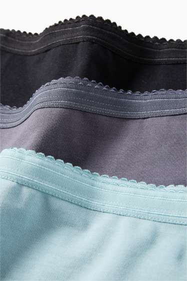 Damen - Multipack 3er - Slip - schwarz