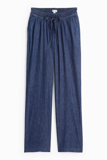 Femei - Pantaloni gravide - denim-albastru închis