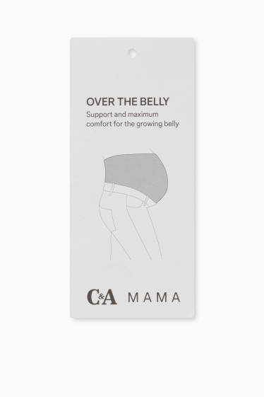 Dámské - Těhotenské džíny - slim jeans - LYCRA® - džíny - světle modré