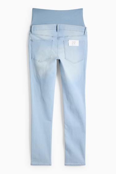Dámské - Těhotenské džíny - slim jeans - LYCRA® - džíny - světle modré
