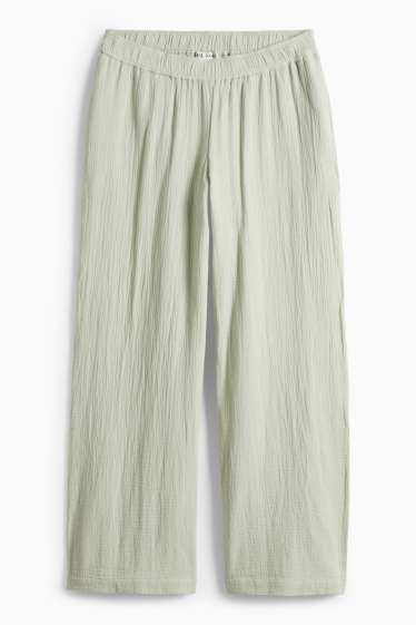 Donna - Pantaloni premaman - relaxed fit - verde chiaro