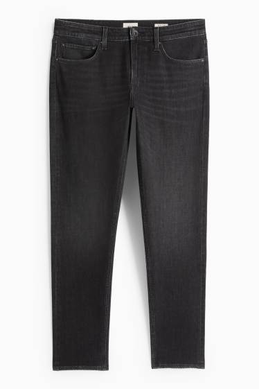 Hommes - Slim tapered jean - jean gris foncé