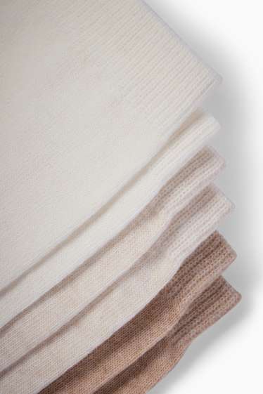 Damen - Multipack 3er - Socken - cremeweiss