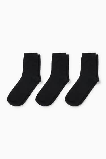 Damen - Multipack 3er - Socken - schwarz