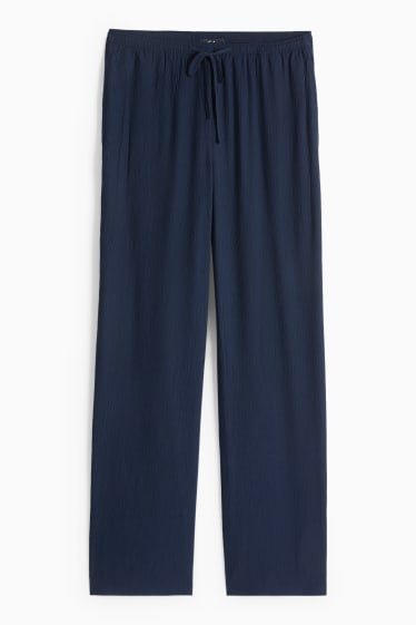 Dámské - Kalhoty - tmavomodrá