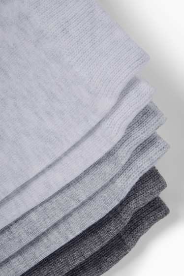 Damen - Multipack 3er - Socken - hellgrau-melange