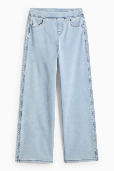 Nena - Jeggings - wide leg - texà blau clar