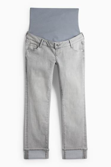 Dámské - Těhotenské džíny - džíny - světle šedé