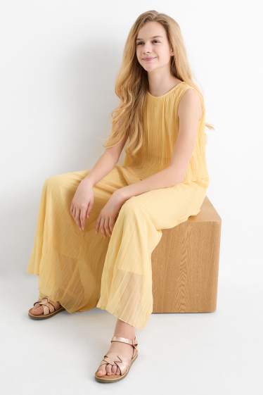 Nena - Granota plegada - efecte brillant - groc