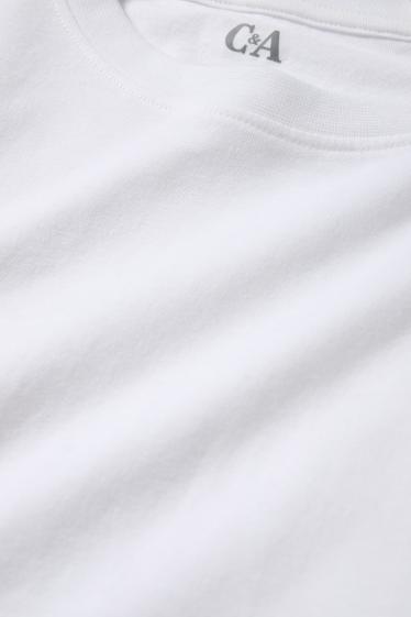 Kinderen: jongens - T-shirt - wit