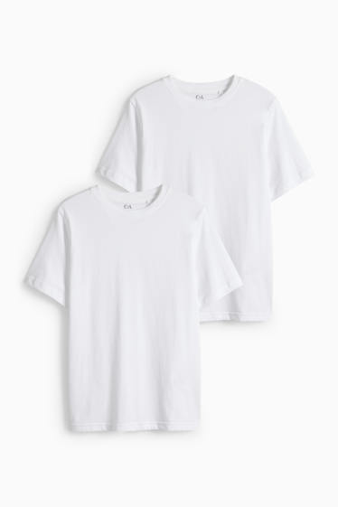 Kinderen: jongens - T-shirt - wit