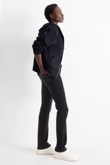 Dona - Straight jeans - mid waist - shaping jeans - texà gris fosc