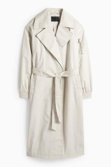Dámské - Kabát - světle béžová