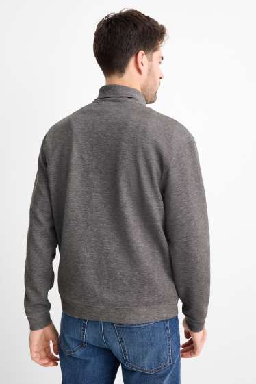 Mężczyźni - Bluza - ciemnoszary