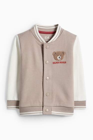 Miminka - chlapci - Svetr pro miminka - béžová