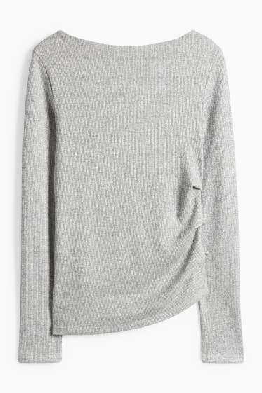 Dames - T-shirt - grijs