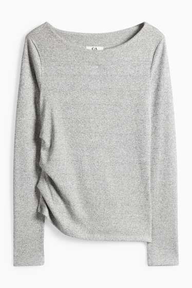 Dames - T-shirt - grijs