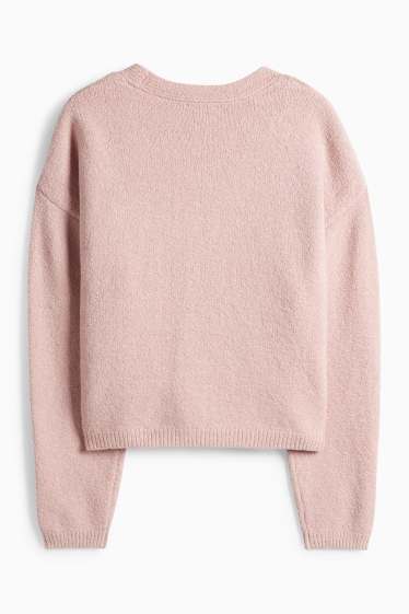 Damen - Strickjacke - pink