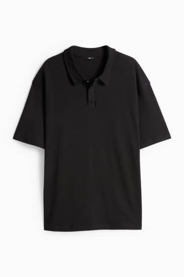Uomo - Polo - relaxed fit - nero