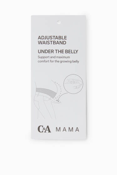 Damen - Umstands-Musselin-Shorts - hellgrün