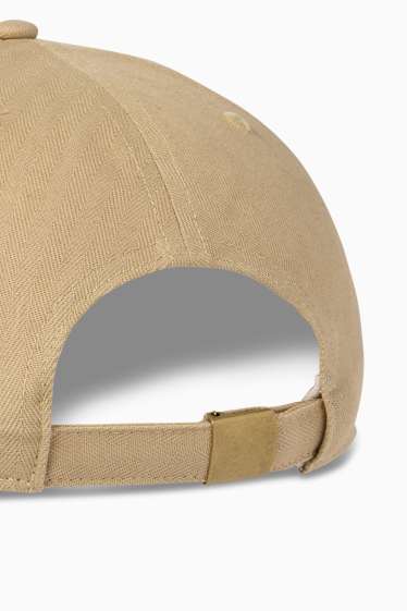 Heren - Pet - met structuur - beige