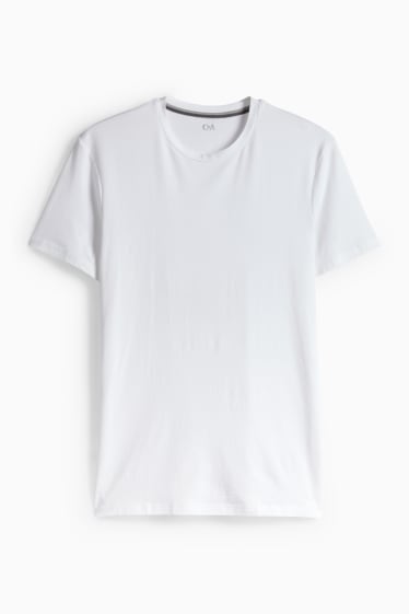 Hommes - Lot de 2 - maillots de corps - LYCRA® - blanc