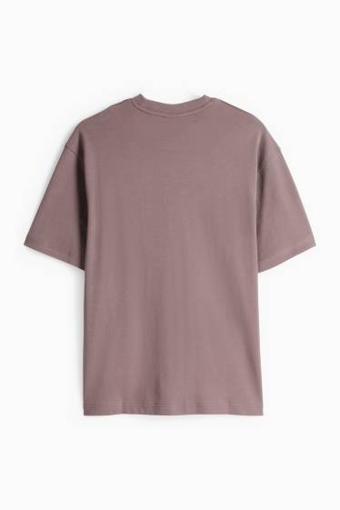 Home - Samarreta de mànigues curtes - relaxed fit - marró