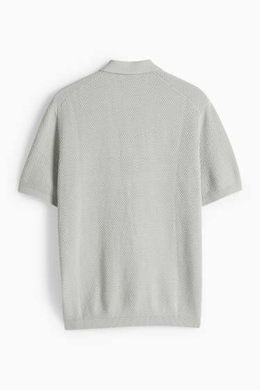 Pánské - Svetr - šedá