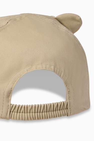 Baby Jungen - Teddybär - Baby-Cap - beige