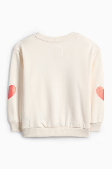 Enfants filles - Sweat - blanc crème