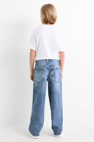 Kinder Jungen - Baggy Jeans - helljeansblau