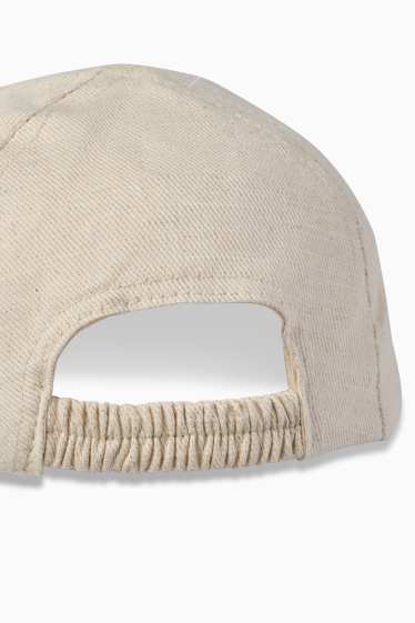 Baby Mädchen - Teddybär - Baby-Cap - hellbeige