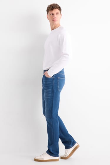 Heren - Straight jeans - Flex jog denim - LYCRA® - jeansblauw