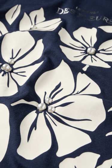 Dámské - Tričko - tmavomodrá