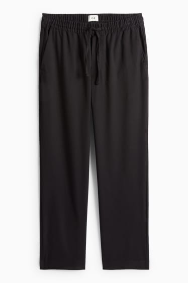 Men - Trousers - black