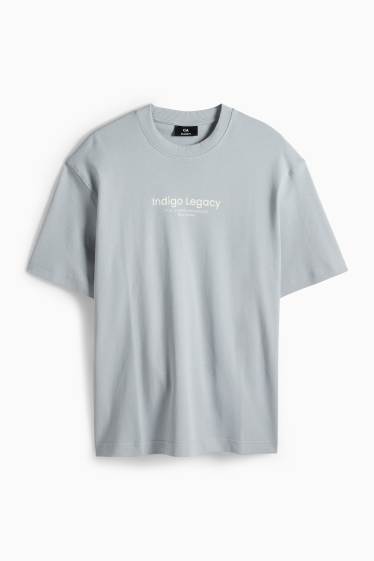 Bărbați - Tricou - relaxed fit - albastru deschis